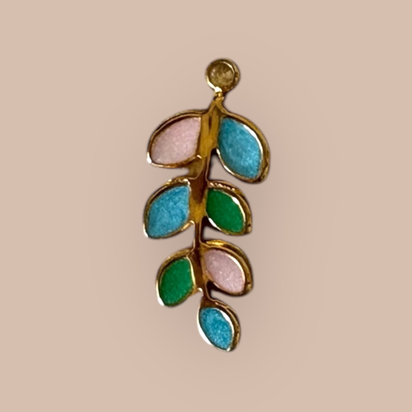 Boho Leaves Charm