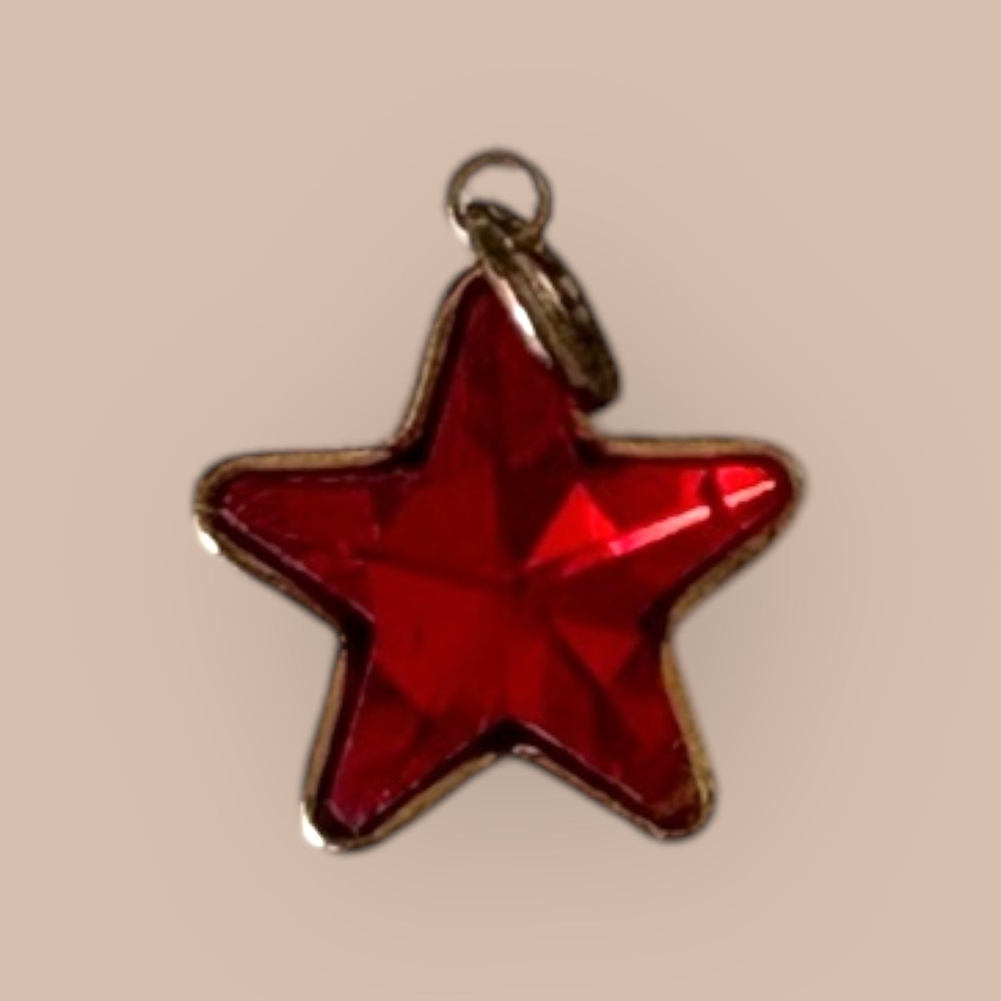 Red Star Charm