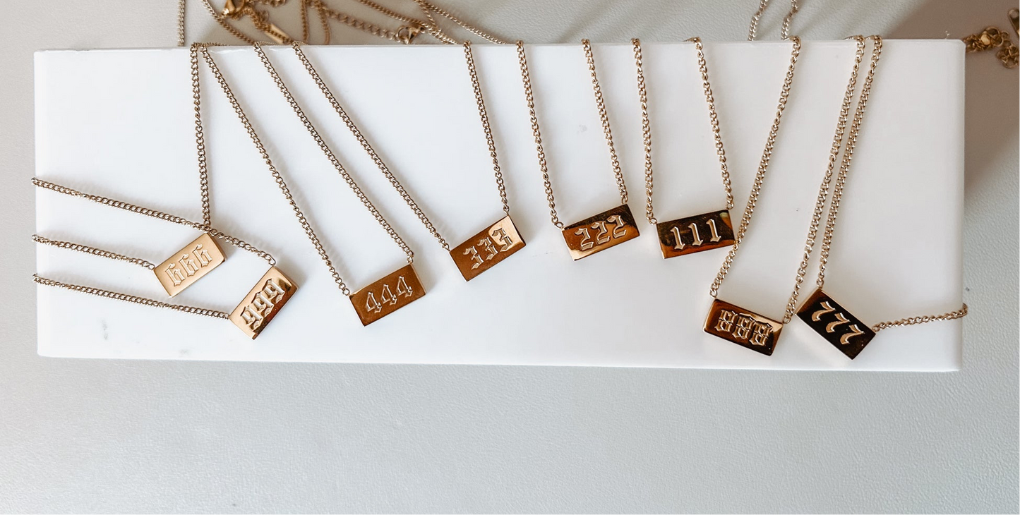 Lucky Number Necklace