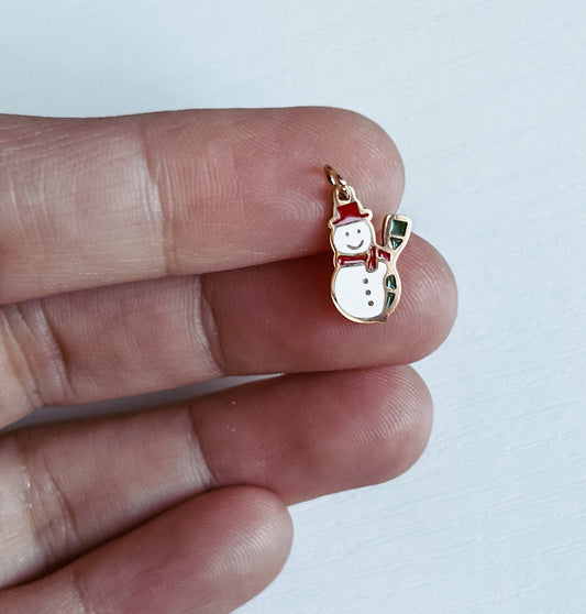 Snow Man Charm