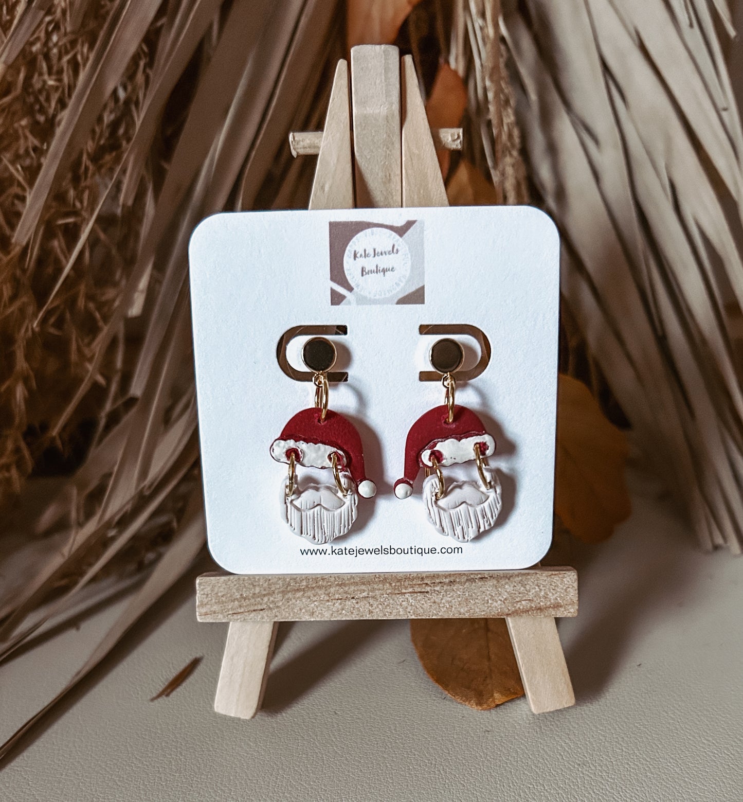 Santa Earrings