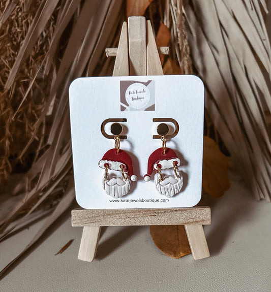 Santa Earrings