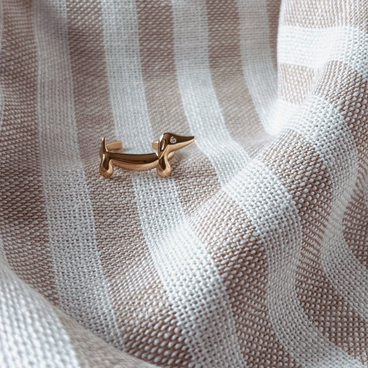 Dog Gold Ring