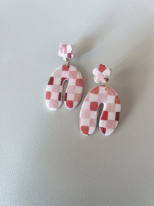 Checkers  Summer Earrings