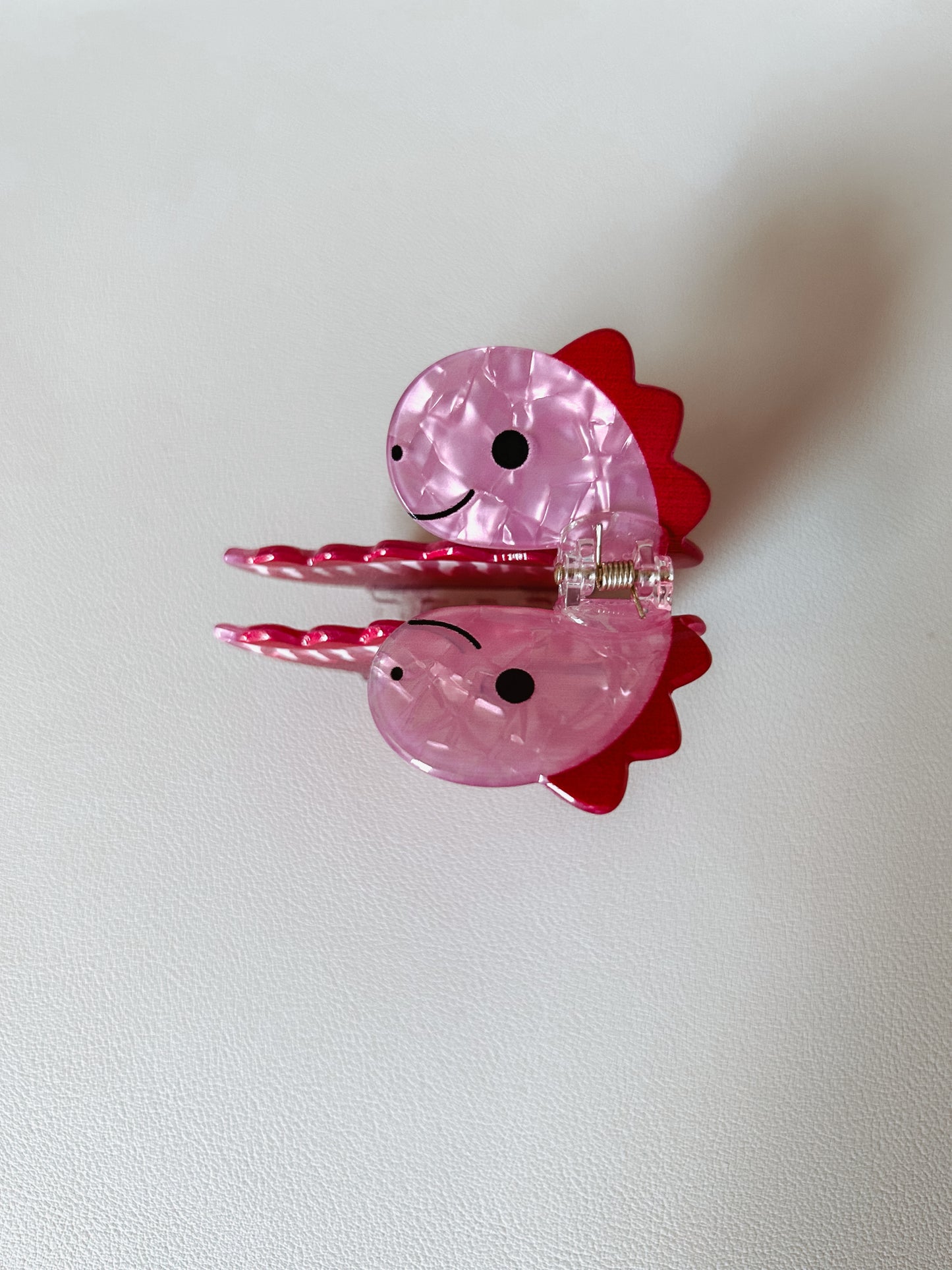 Pink Dino Hair Clip