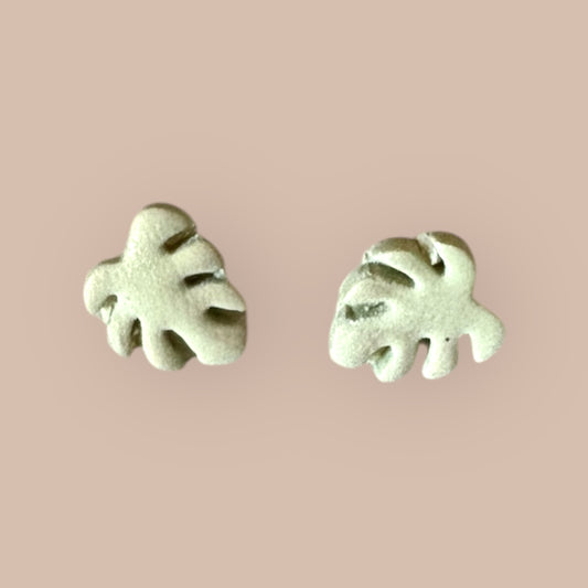Monstera Studs