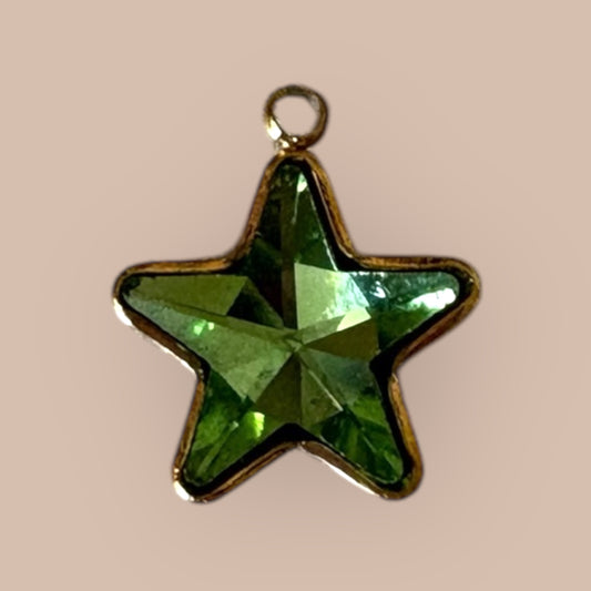 Green Star Charm