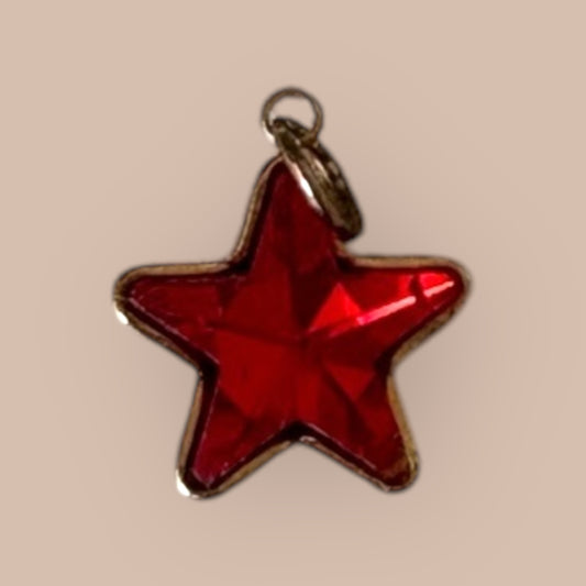 Red Star Charm