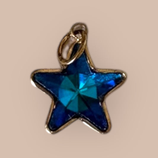 Blue Star Charm