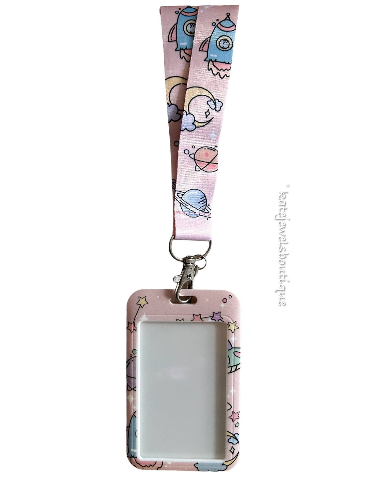 Pink Space Lanyard