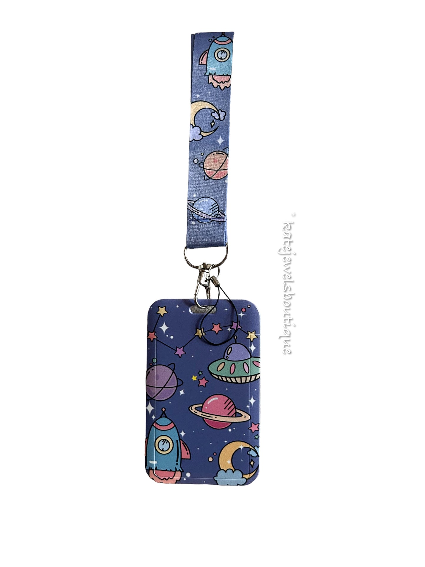 Blue Space Lanyard