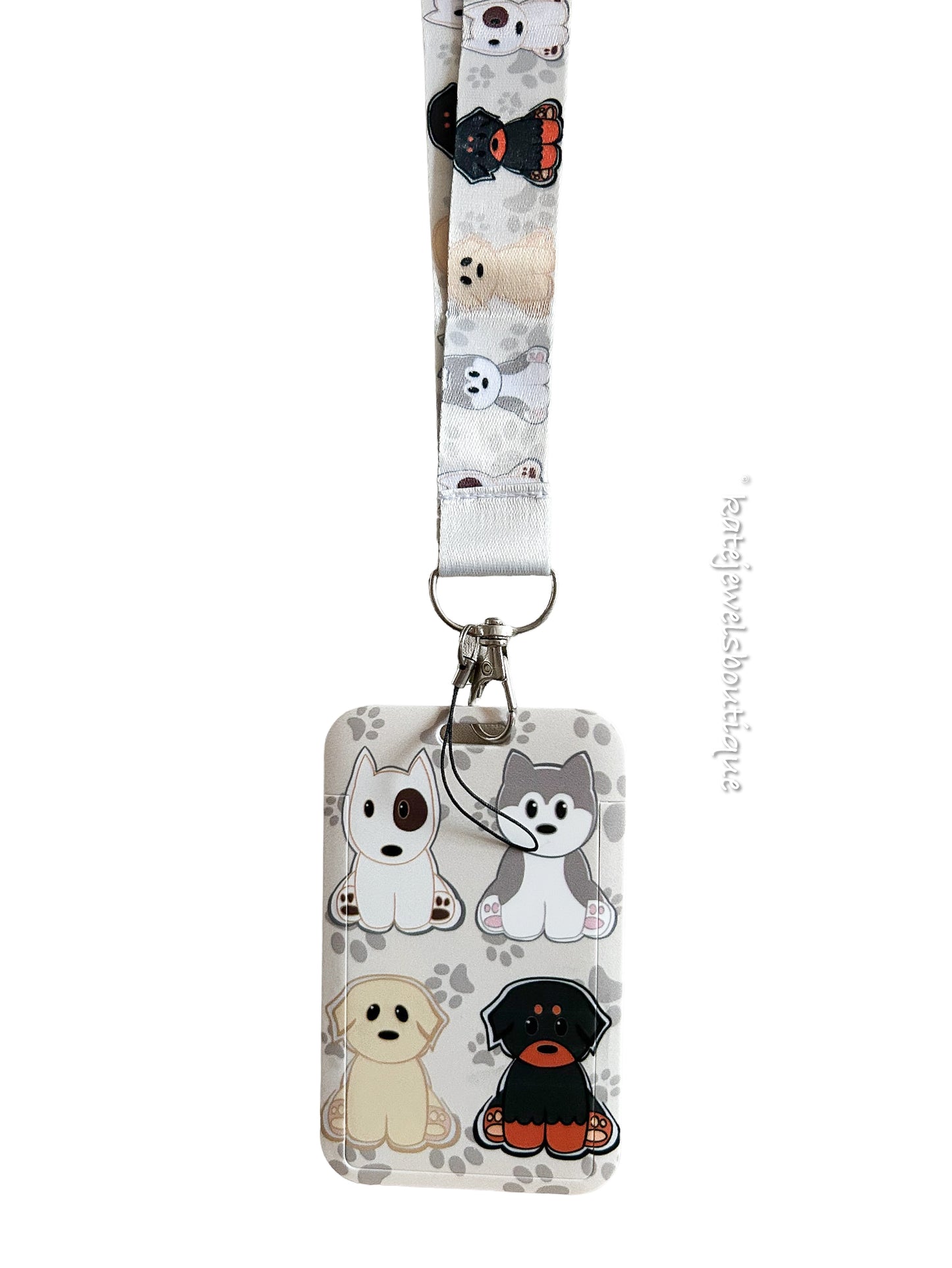 Cute Puppies Lanyard